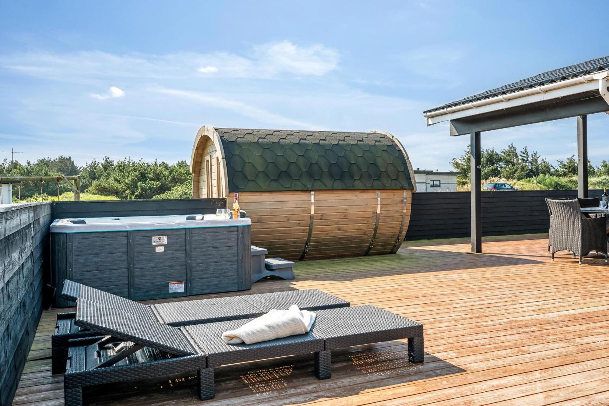 Charming Holiday Home Near The North Sea, With Outdoor Sauna And Outdoor Spa, Ringkøbing المظهر الخارجي الصورة