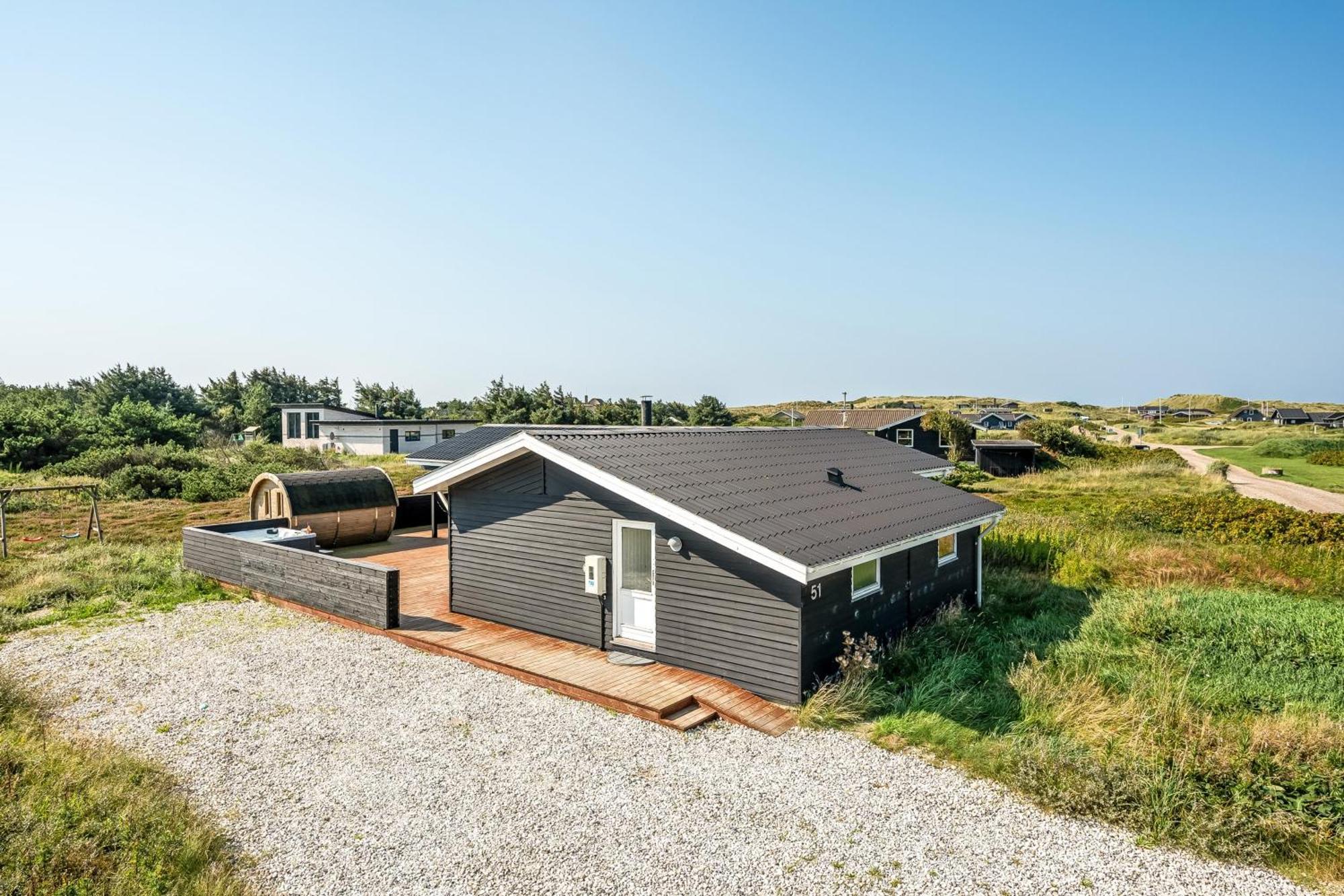Charming Holiday Home Near The North Sea, With Outdoor Sauna And Outdoor Spa, Ringkøbing المظهر الخارجي الصورة